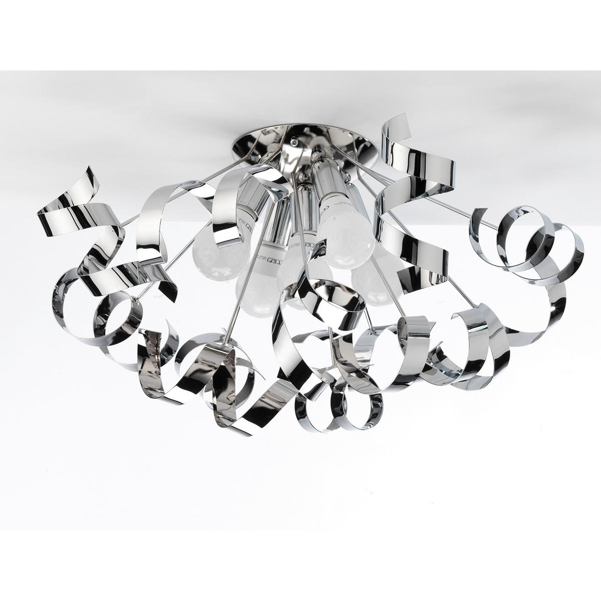 DECKENLEUCHTE  60/30 cm    - Chromfarben, Design, Metall (60/30cm)