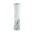 VASE 34.5 cm  - Silberfarben/Weiß, Design, Keramik (9/34,5cm) - Ambia Home