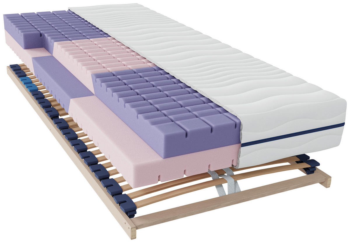 MATRATZENSET 90/200 cm  - Naturfarben, Basics, Holz (90/200cm) - Boxxx