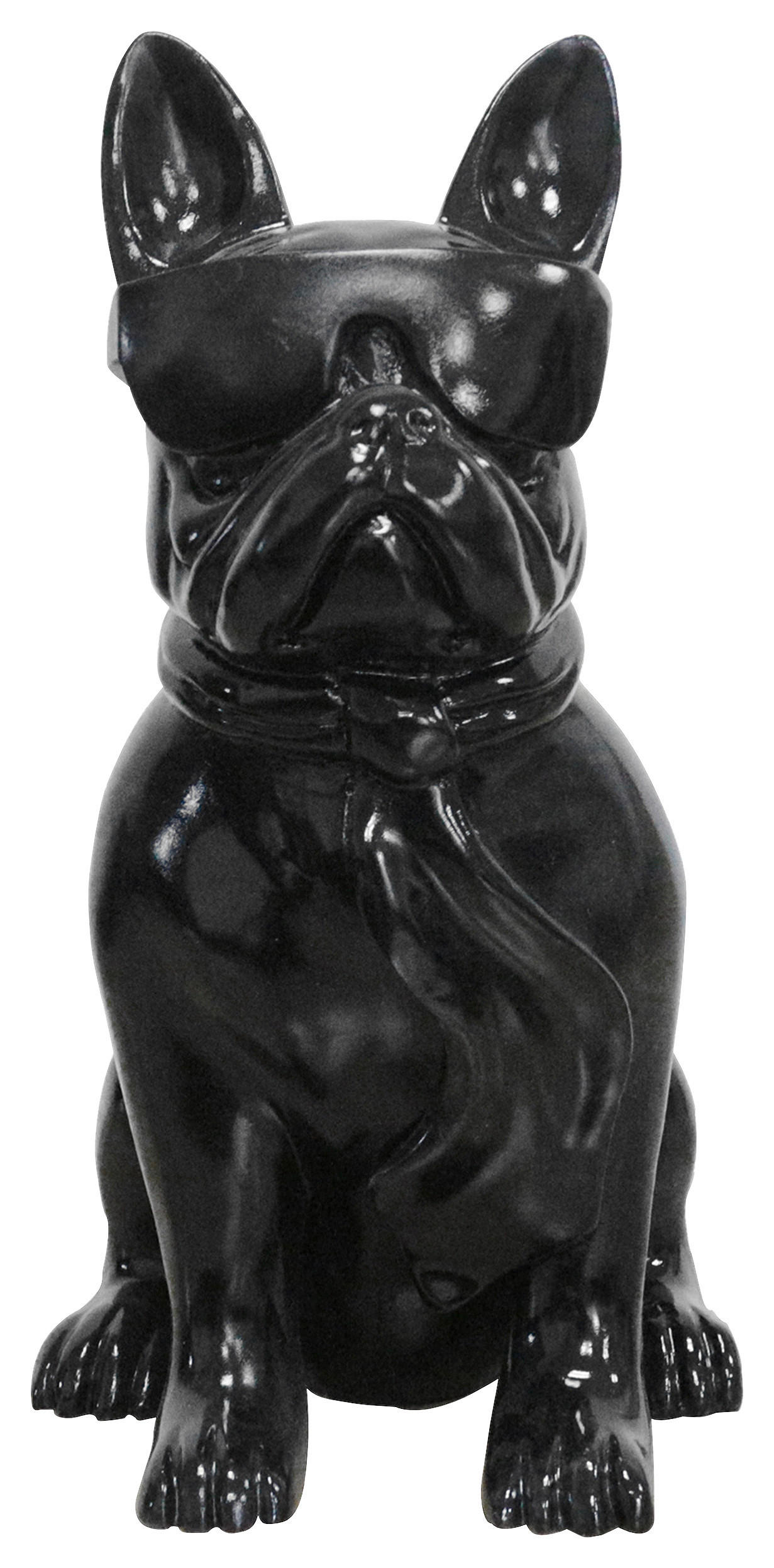 SKULPTUR - Schwarz, Trend, Naturmaterialien/Stein (27/37/19cm) - Kayoom