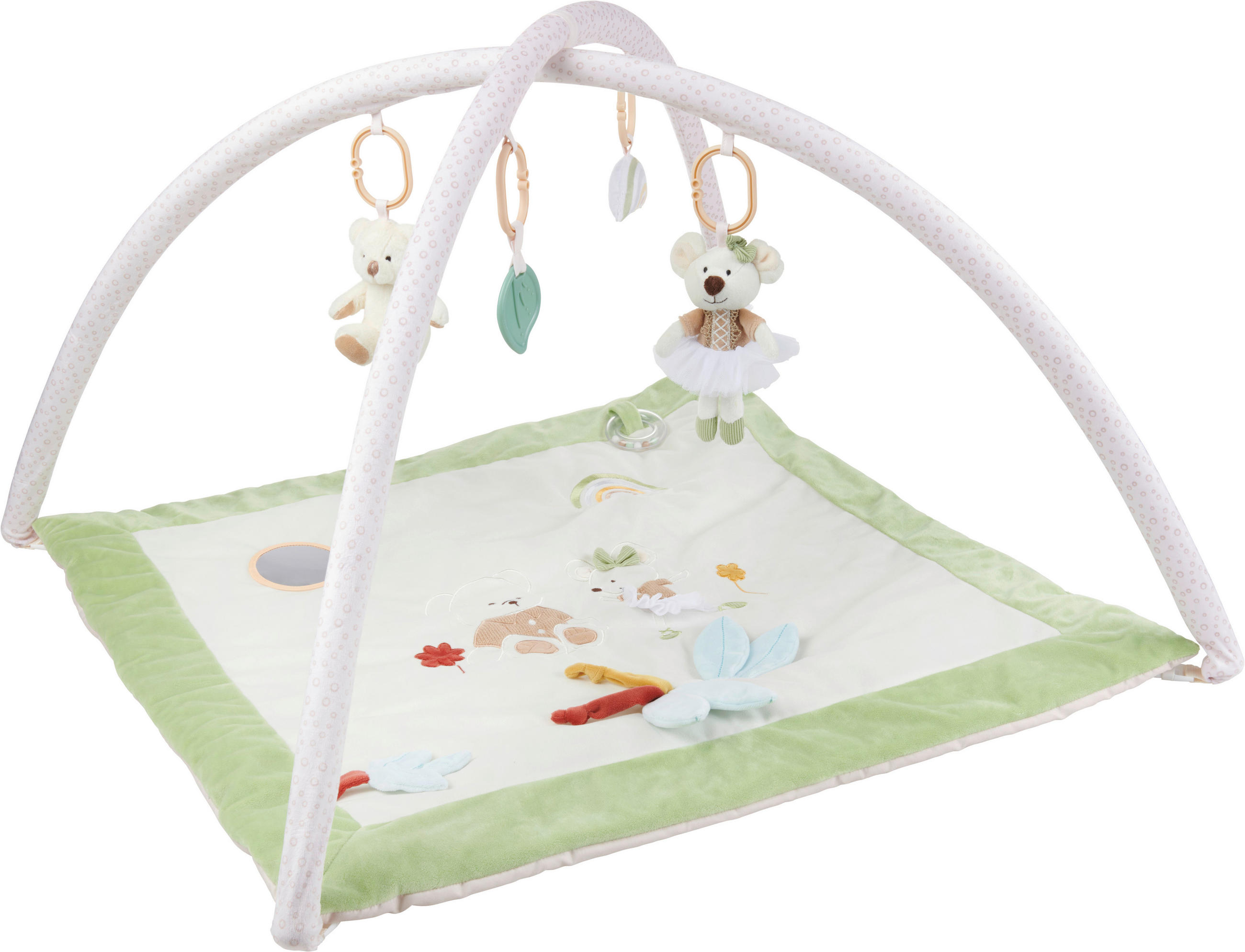 BEBI GIMNASTIKA - zelena/bela, Osnovno, tekstil (75/75cm) - Patinio