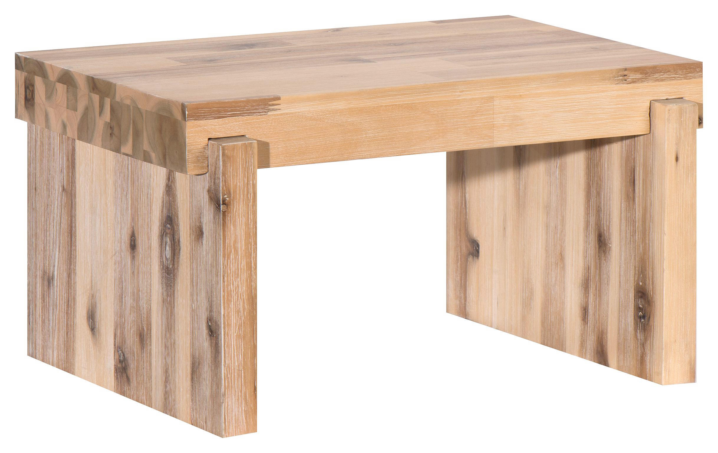 Nachtkästchen in massiv Akazie Akaziefarben