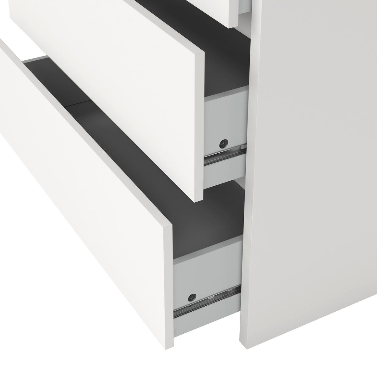 KOMMODE  in 80/84/48 cm  - Weiß, KONVENTIONELL, Holzwerkstoff (80/84/48cm) - Boxxx