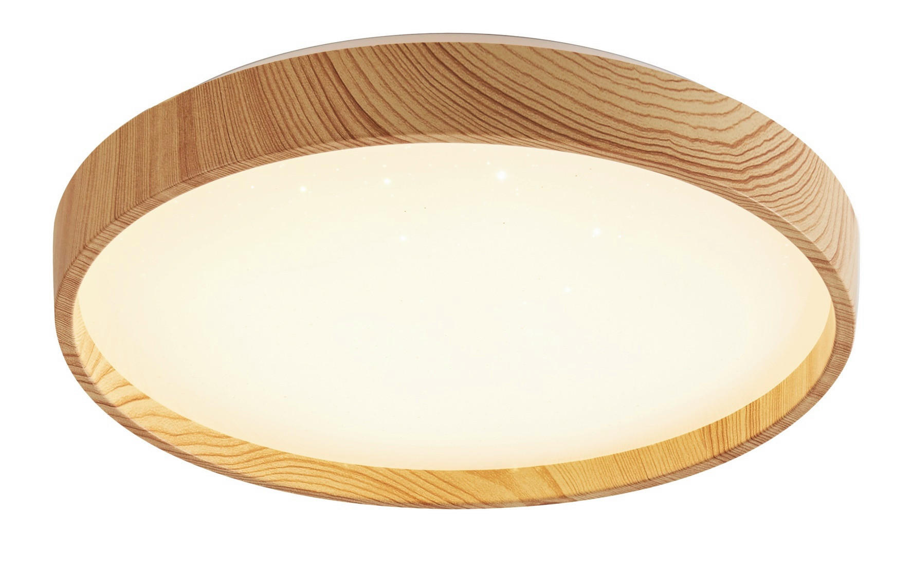 STROPNÉ LED SVIETIDLO, 27/27/6 cm - farba duba, Basics, kov/plast (27/27/6cm)