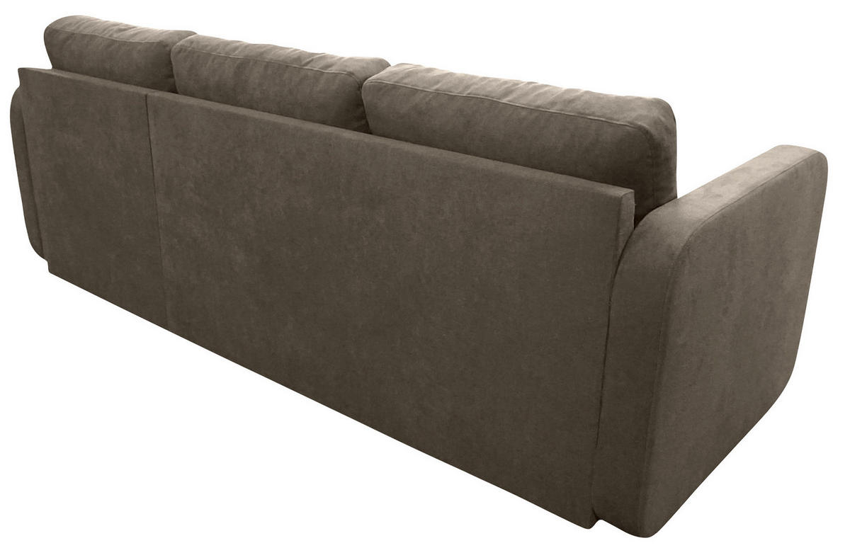 KUTNA GARNITURA tekstil  taupe   - crna/taupe, Trend, tekstil/plastika (214/144cm) - Livetastic