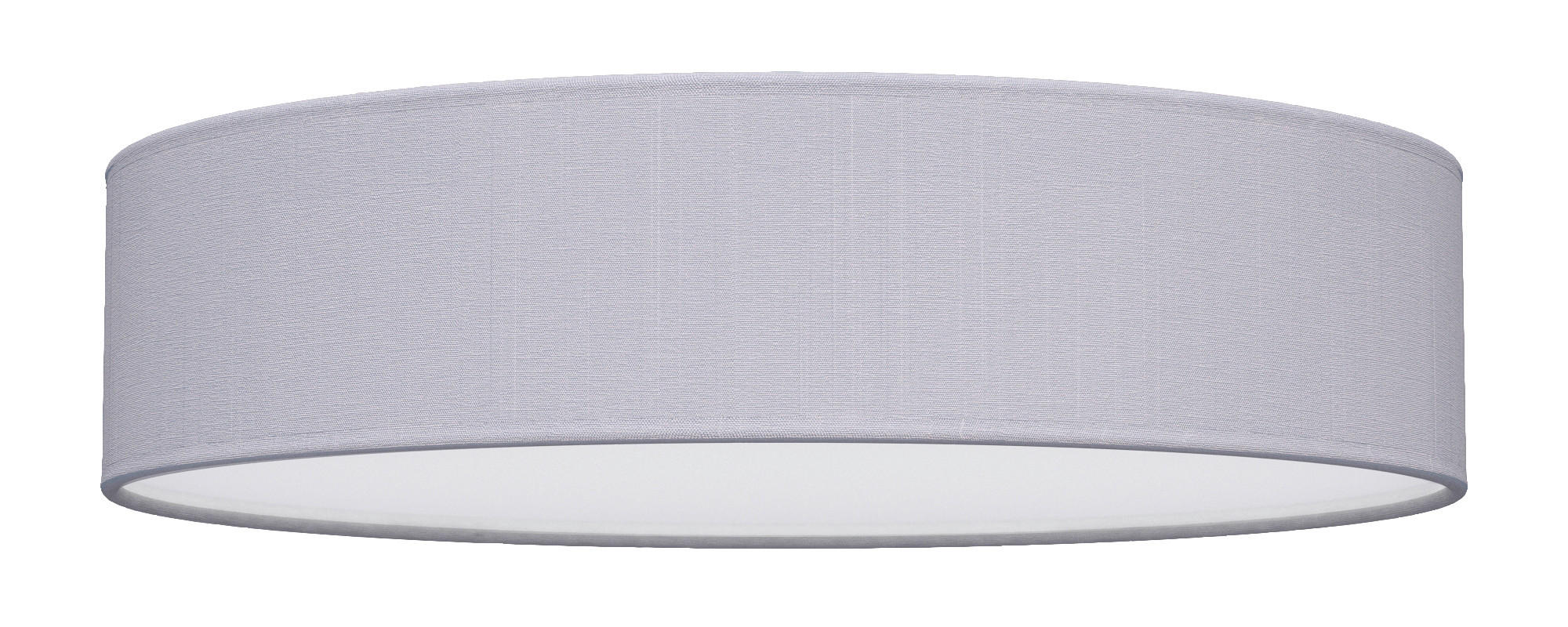 STROPNÍ SVÍTIDLO, 60/15 cm  - šedá, Design, kov/textil (60/15cm)