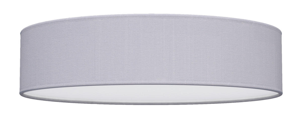 STROPNÍ SVÍTIDLO, 60/15 cm  - šedá, Design, kov/textil (60/15cm)