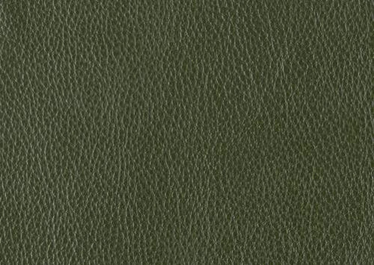 2-SITZER-SOFA Echtleder Thymiangrün  - Thymiangrün/Schwarz, Design, Leder/Metall (180/82/92cm) - Johann Jakob