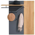 GARDEROBENPANEEL  in 82,4/112/30 cm  - Eichefarben/Grau, Natur, Holz/Holzwerkstoff (82,4/112/30cm) - Linea Natura