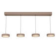 LED-HÄNGELEUCHTE 118/17,5/180 cm  - Sandfarben, Design, Metall (118/17,5/180cm) - Dieter Knoll