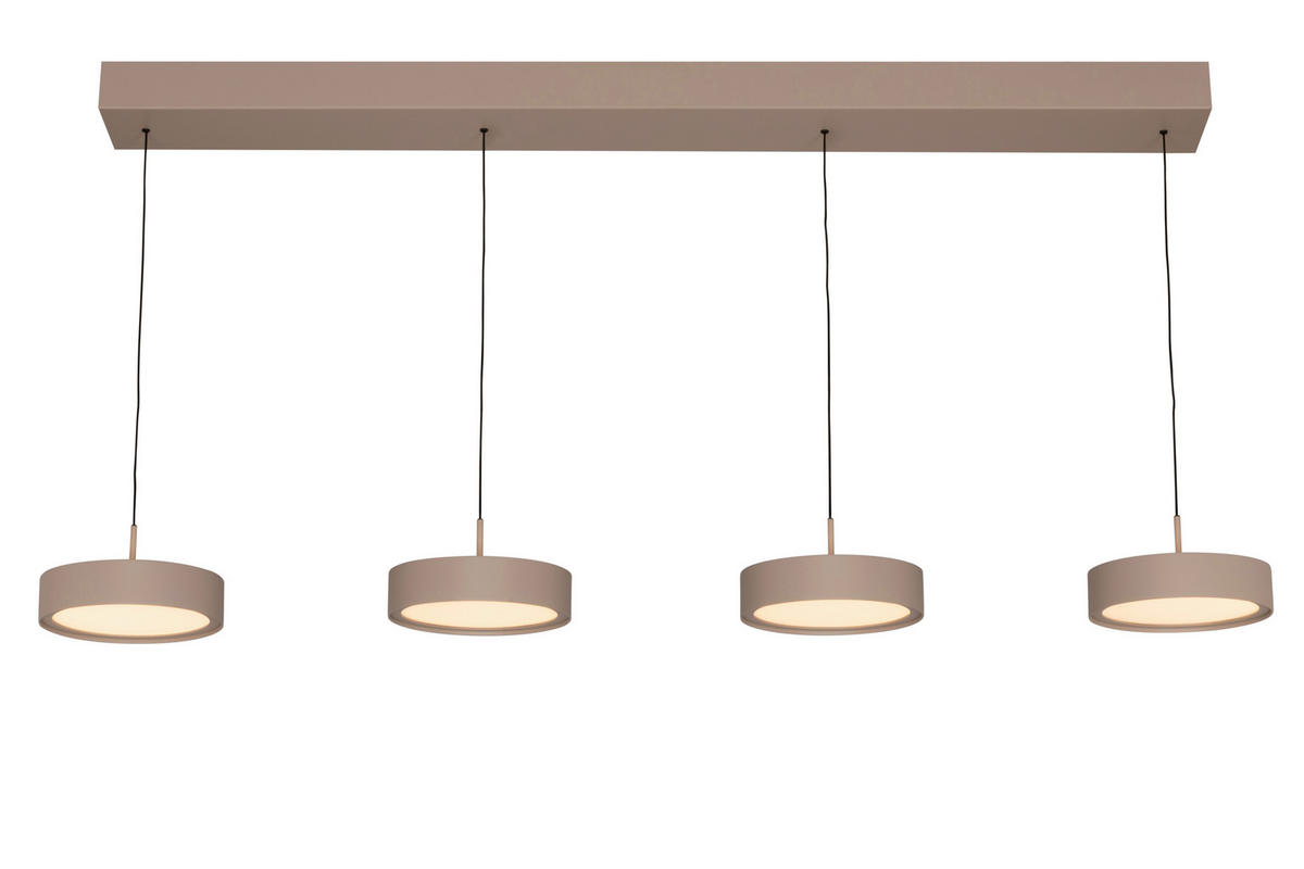 LED FÜGGŐLÁMPA 118/17,5/180 cm  - homok, Design, fém (118/17,5/180cm) - Dieter Knoll