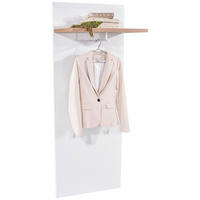 GARDEROBNI PANEL  bijela, boje hrasta   drvni materijal  - bijela/boje hrasta, Design, drvni materijal (70/161,6/29cm) - Xora