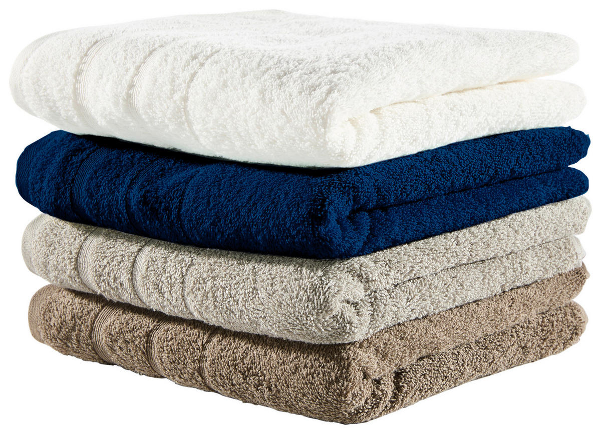 HANDTUCH MAKI Hellgrau  - Hellgrau, Basics, Textil (50/100cm) - Bio:Vio