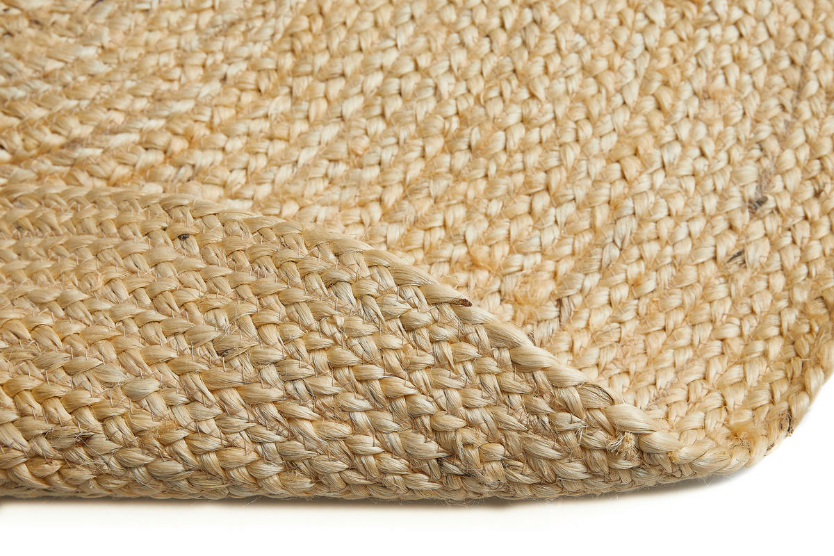 JUTETEPPICH 120 cm Jute Creme  - Creme, KONVENTIONELL, Textil (120cm)