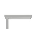 LED-STEHLEUCHTE 61/28/195 cm    - Klar/Chromfarben, KONVENTIONELL, Kunststoff/Metall (61/28/195cm) - Novel