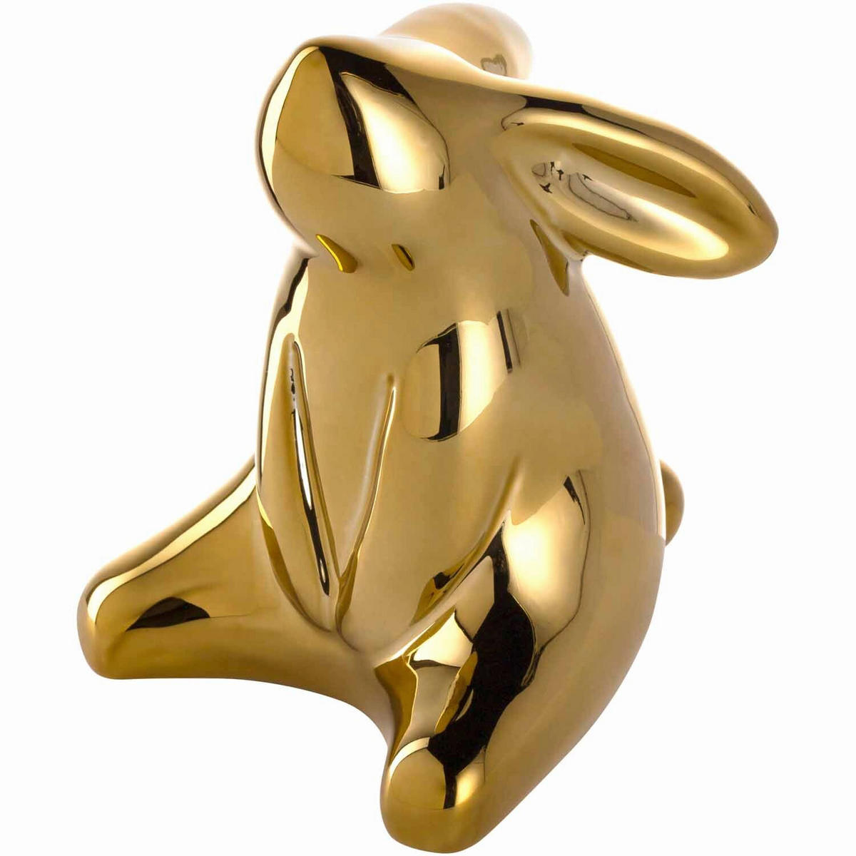 UKRASNI ZEC - zlatna, Osnovno, keramika (7,90/10,00/8,10cm) - Leonardo