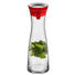 WASSERKARAFFE 1,0 L - Transparent/Rot, Basics, Glas/Kunststoff (1l) - WMF