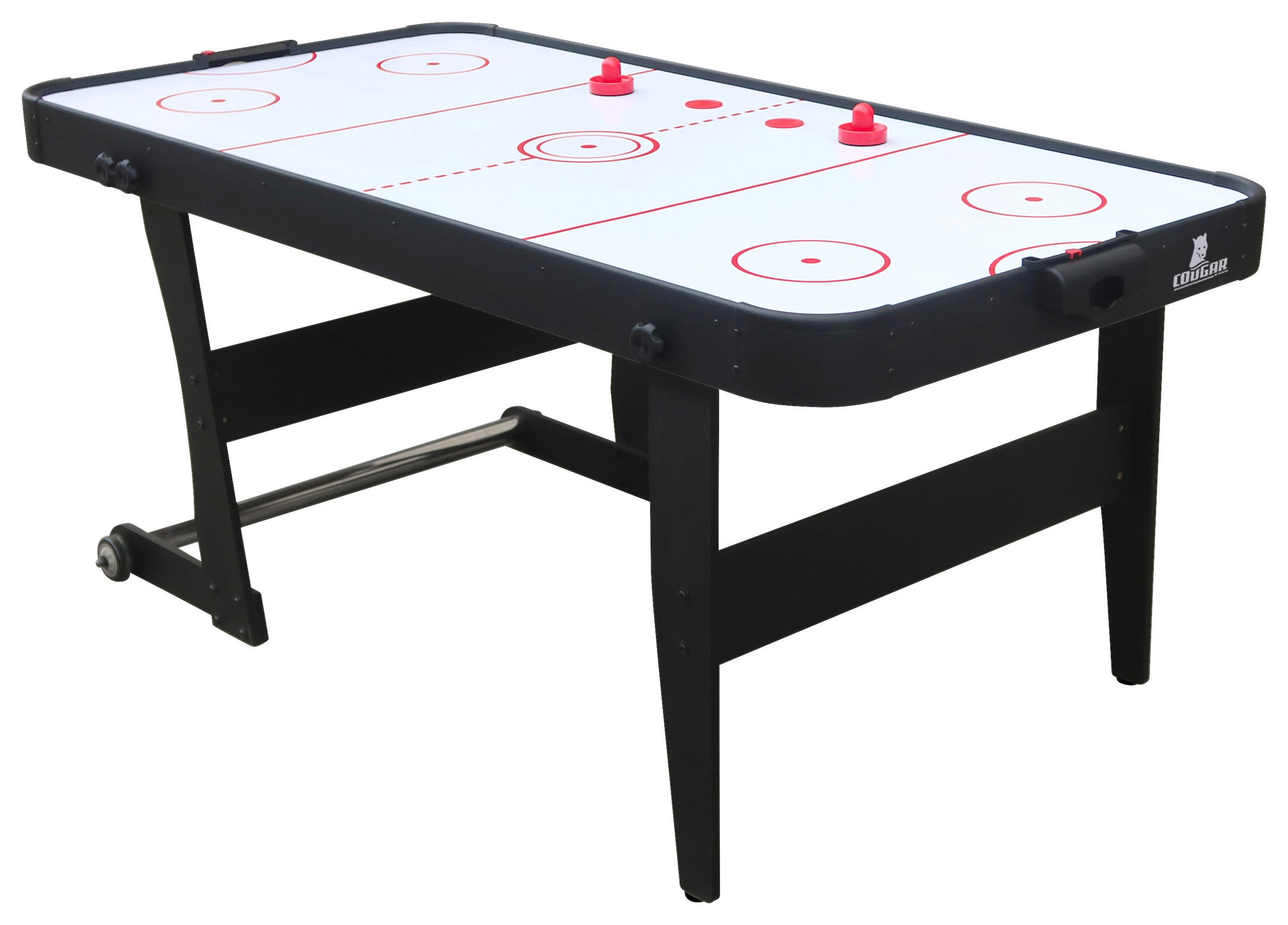 TISCHEISHOCKEY - Schwarz, Konventionell, Holz (91/78,7/183cm)