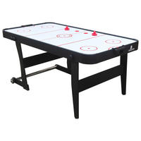 TISCHEISHOCKEY - Schwarz, KONVENTIONELL, Holz (91/78,7/183cm) - Ambia Garden