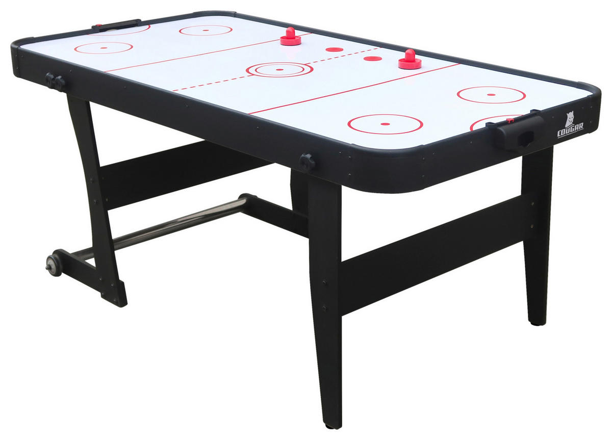 TISCHEISHOCKEY - Schwarz, KONVENTIONELL, Holz (91/78,7/183cm) - Ambia Garden