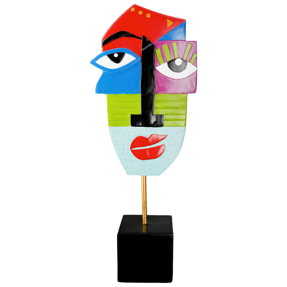SKULPTUR - Multicolor, Basics, Kunststoff/Metall (25/57/16cm)