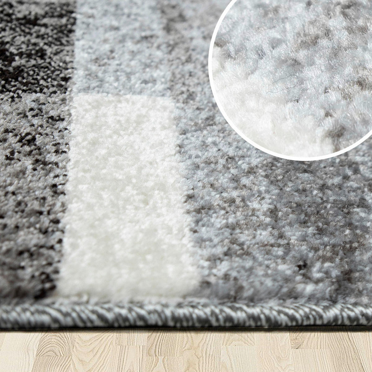 LÄUFER 67/620 cm Phoenix-6042  - Anthrazit/Grau, Design, Kunststoff/Textil (67/620cm) - Novel