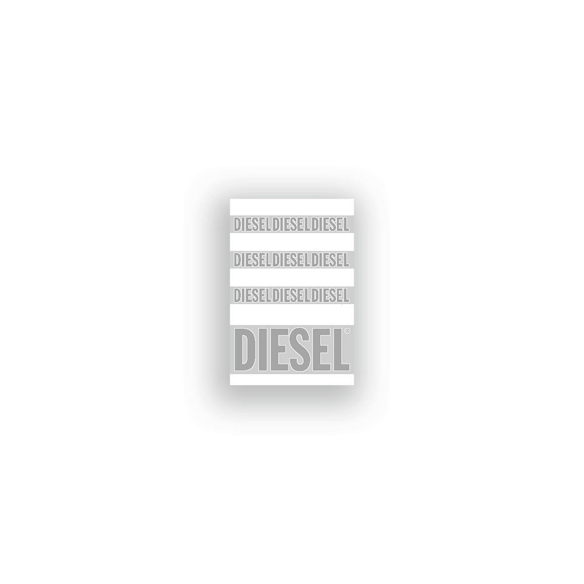 GÄSTETUCH RUNNING LOGO Weiß 40/55 cm  - Weiß, Basics, Textil (40/55cm) - Diesel
