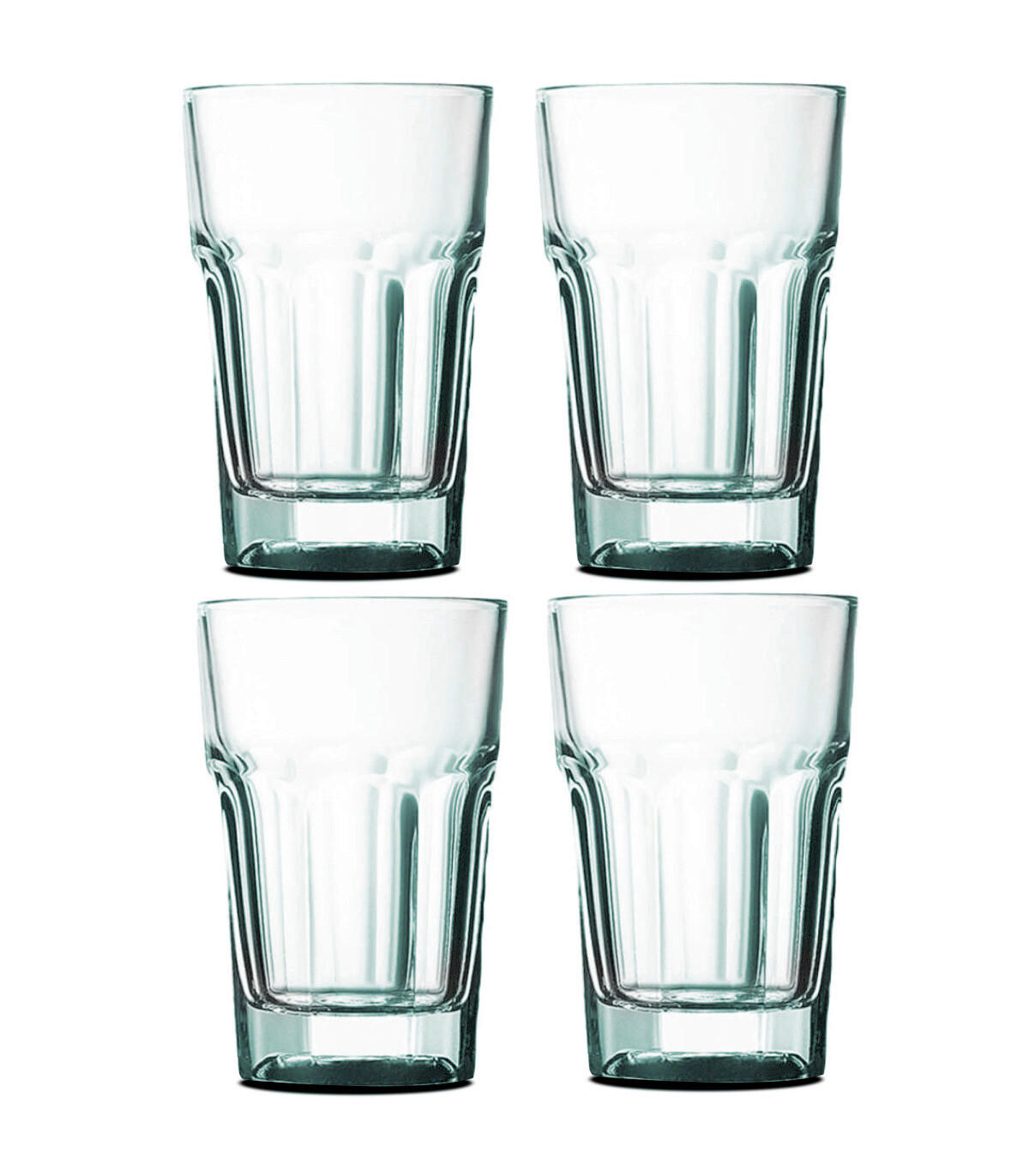 SET KOZARCEV 4/1 CASABLANCA - svetlo modra, Basics, steklo (295ml)