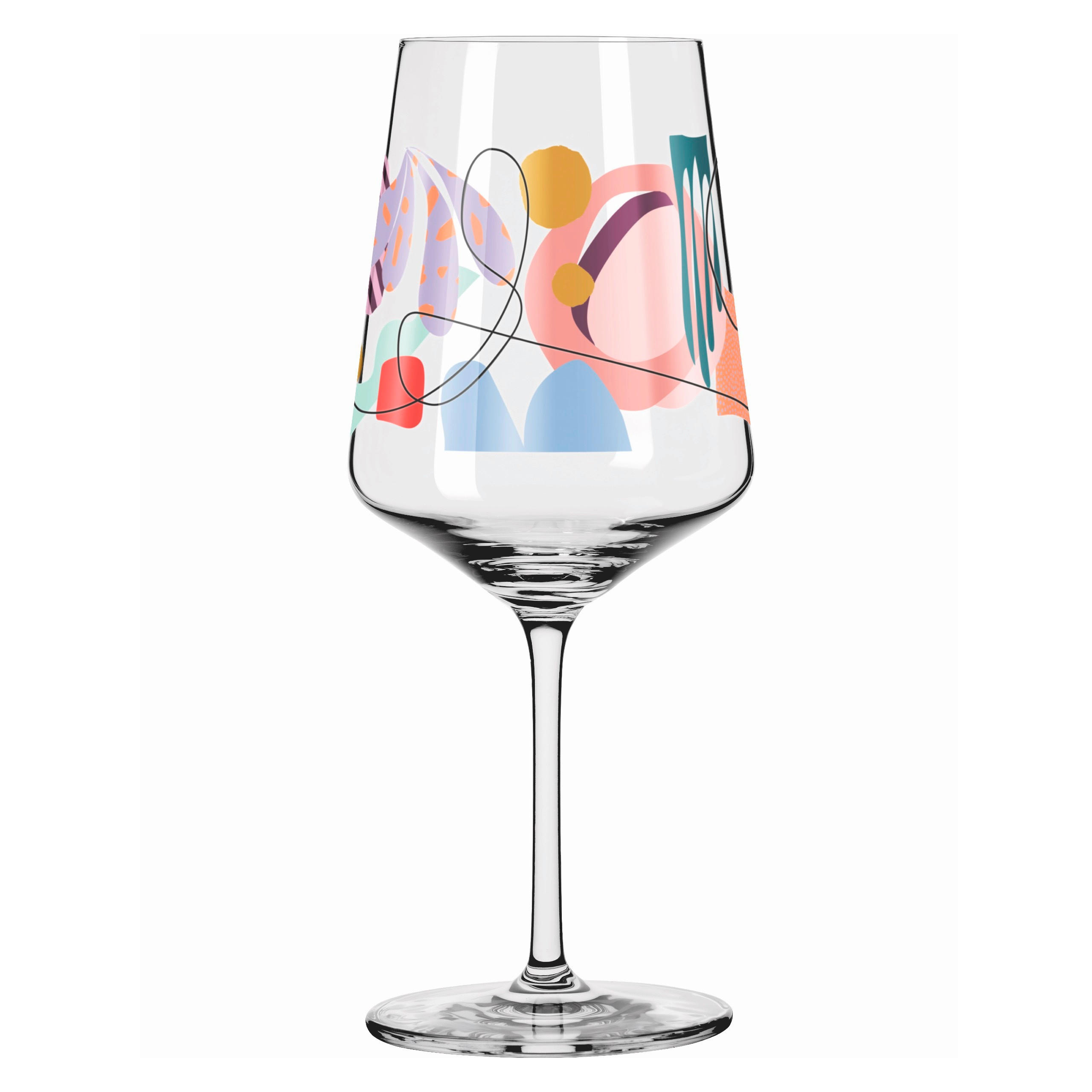 SPRITZERGLAS 544 ml  - Orange/Rosa, Trend, Glas (8,3/22,5cm) - Ritzenhoff