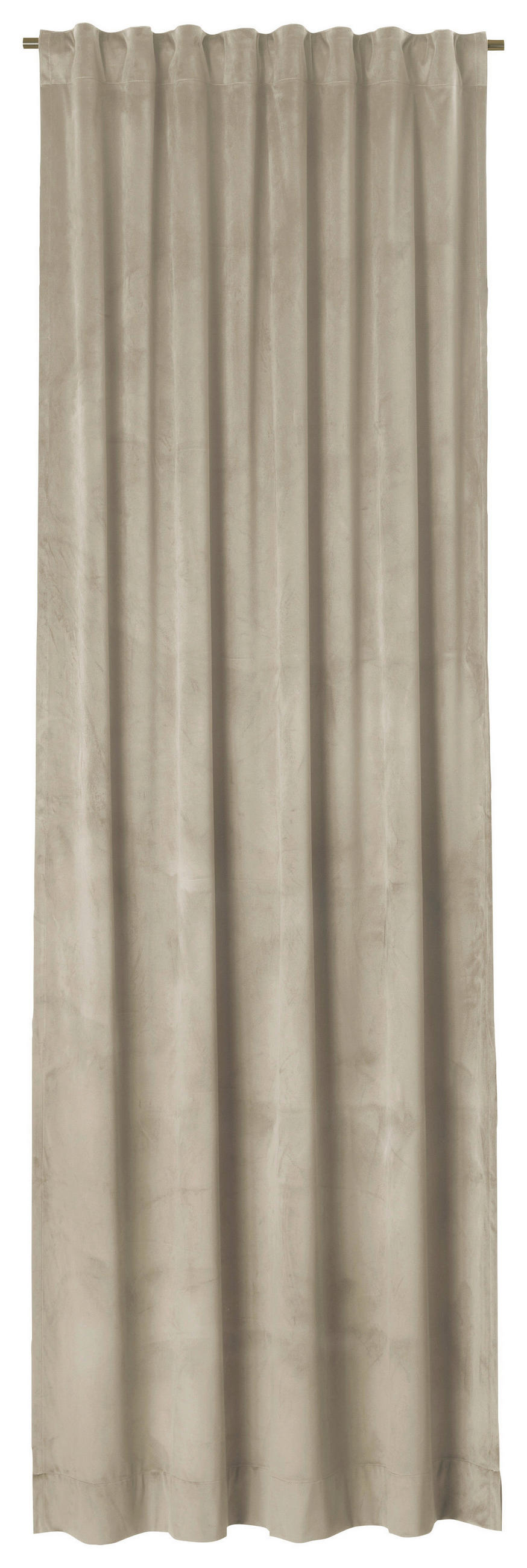 FERTIGVORHANG JustB! by Bettina Zimmermann blickdicht 130/250 cm   - Greige, Basics, Textil (130/250cm) - Musterring