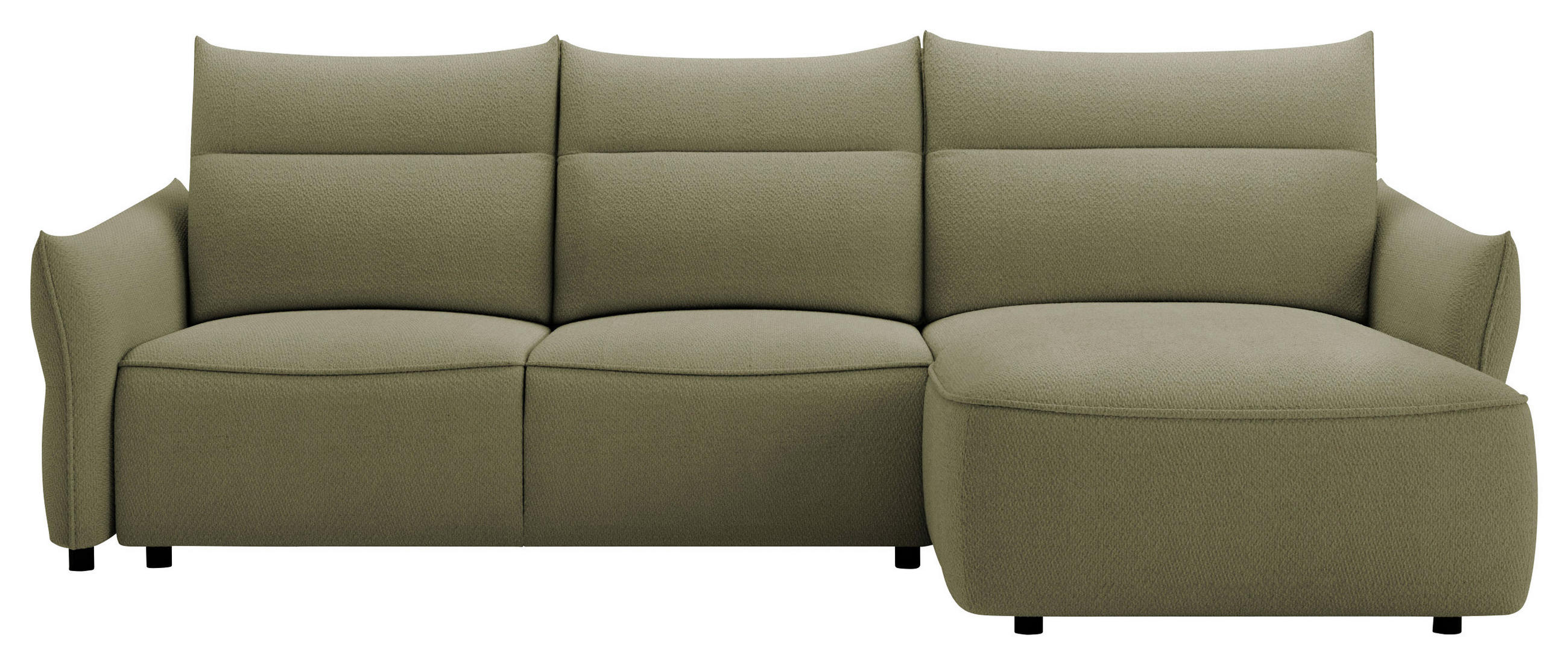 Milino Ecksofa Olivgrün 306x179 cm