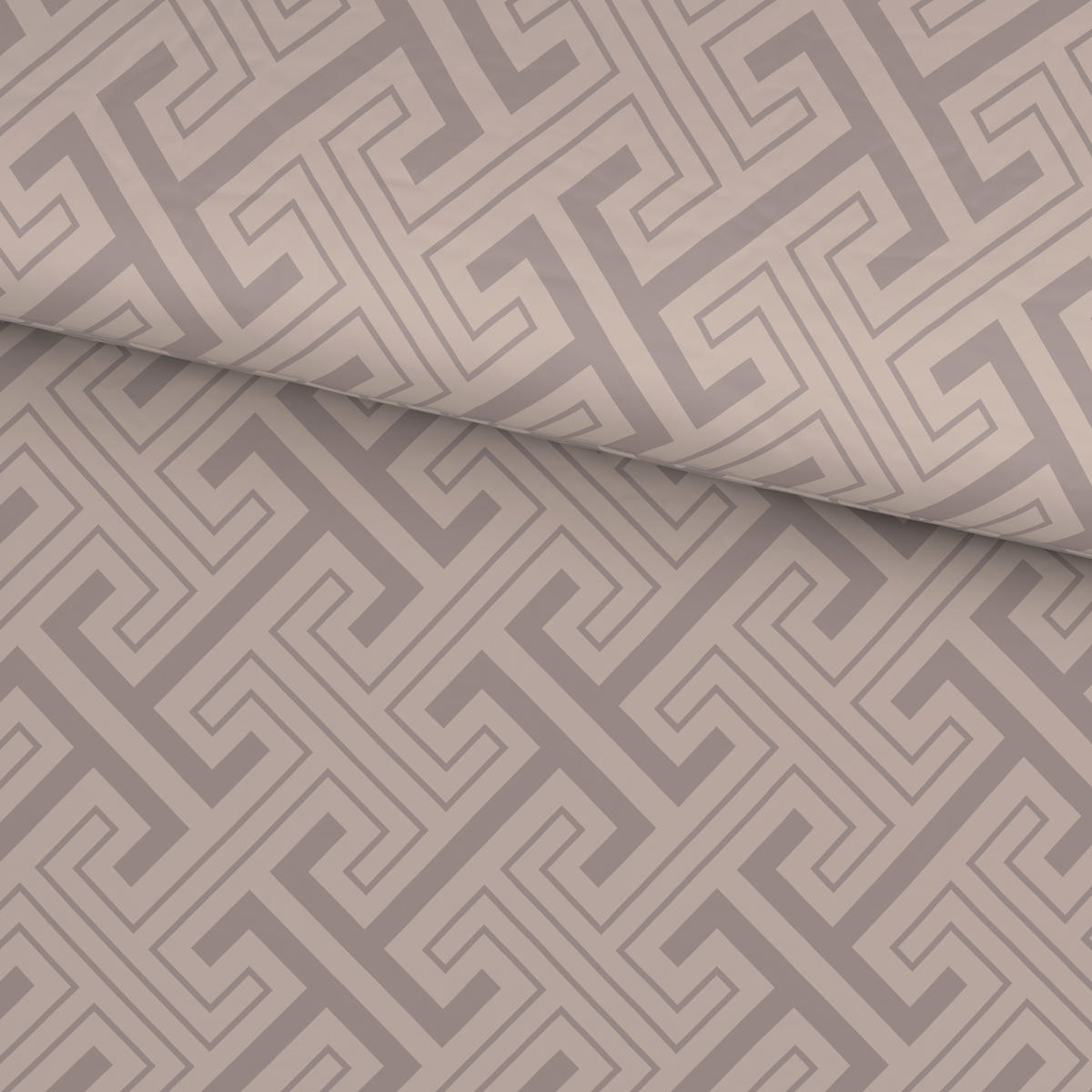 BETTWÄSCHE Satin 140/200 cm  - Taupe, Design, Textil (140/200cm) - Ambia Home