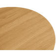 COUCHTISCH Eiche furniert, massiv 80/80/39 cm rund Eichefarben  - Eichefarben, Design, Holz/Holzwerkstoff (80/80/39cm) - Carryhome