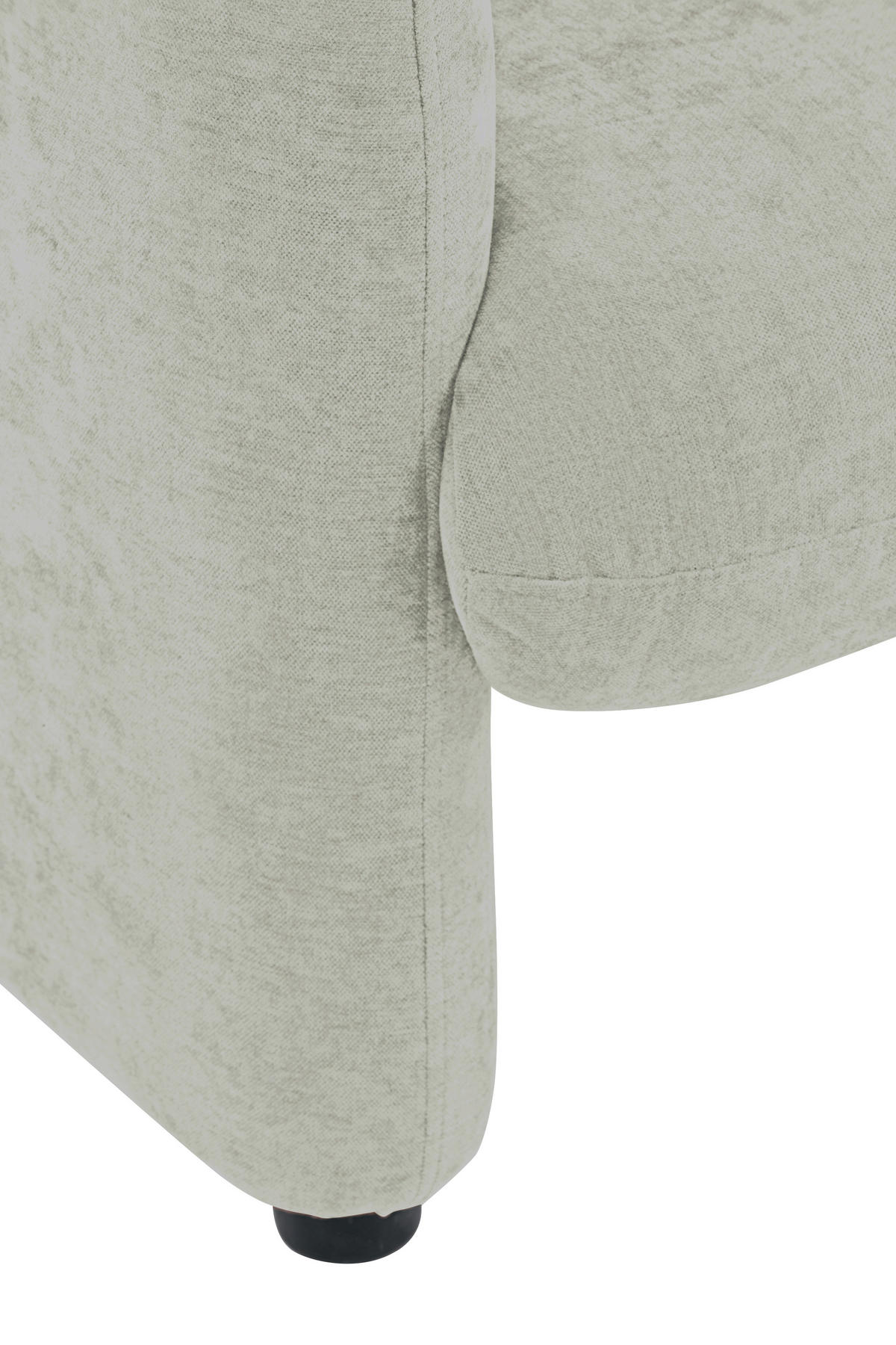 SESSEL in Samt Creme  - Creme/Schwarz, Design, Kunststoff/Textil (83/83/76cm) - MID.YOU
