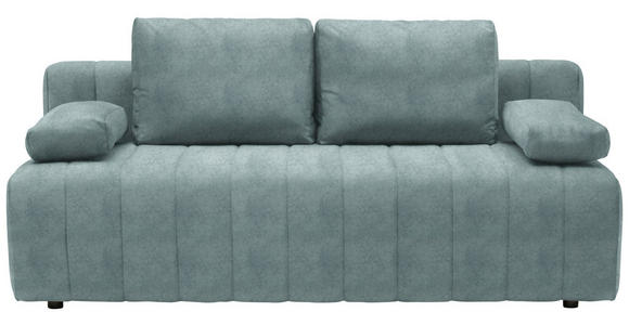 SCHLAFSOFA in Flachgewebe Türkis  - Türkis/Schwarz, MODERN, Kunststoff/Textil (194/78-87/92cm) - Xora