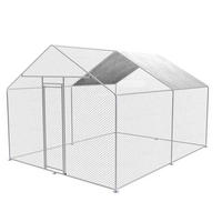 HEIMTIERGEHEGE - Grau, Basics, Metall (400/250/300cm) - Zipper