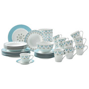 KOMBISERVICE 30-teilig - Blau/Rosa, Basics, Keramik - Ritzenhoff Breker