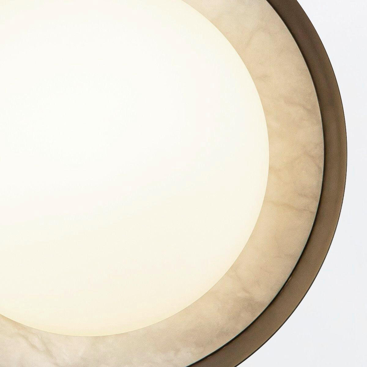LED-WANDLEUCHTE 21,6/9,1 cm    - Graubraun, KONVENTIONELL, Glas/Stein (21,6/9,1cm) - Elstead Lighting