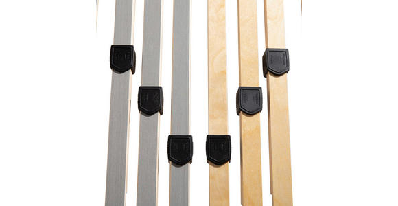 LATTENROST 90/200 cm  - Naturfarben/Grau, Basics, Holz (90/200cm) - Xora