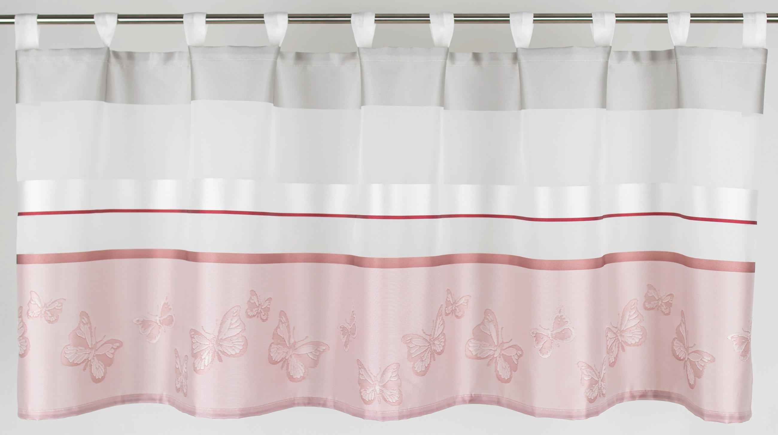 KURZGARDINE   140/50 cm   - Pink/Magenta, Design, Textil (140/50cm)