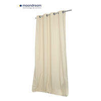 VERDUNKELUNGSVORHANG black-out (lichtundurchlässig)  - Beige, Basics, Textil (135/250cm)