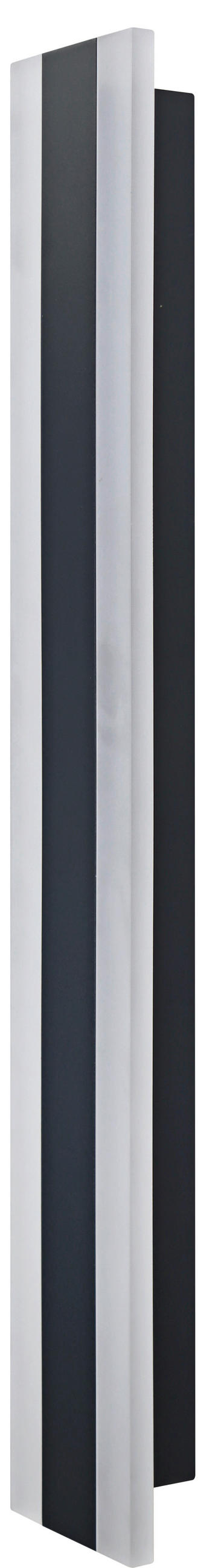 AUßENWANDLEUCHTE 100/9/5 cm   - Anthrazit, Design, Metall (100/9/5cm)