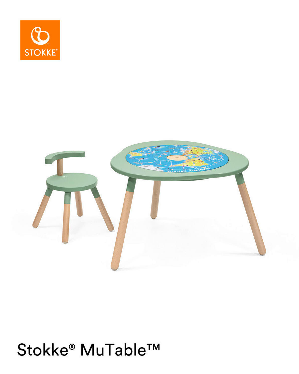SPIELMATTE MuTable  - Multicolor, Basics, Karton/Holz (54/54/1cm) - Stokke
