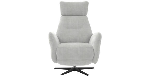 RELAXSESSEL in Textil Ecru - Ecru/Schwarz, Design, Textil/Metall (78/113/90cm) - Dieter Knoll