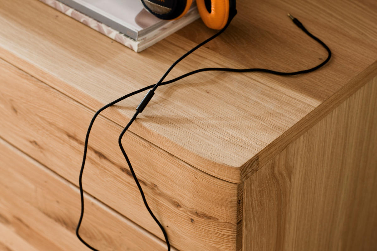 SIDEBOARD  in 180/78/44 cm  - Eichefarben/Schwarz, Design, Holz/Holzwerkstoff (180/78/44cm) - Livetastic