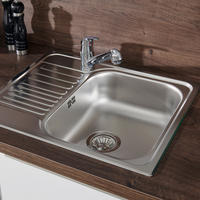 SPÜLE 516524  - Edelstahlfarben, Basics, Metall (60,5/16,5/50,0cm) - Blanco