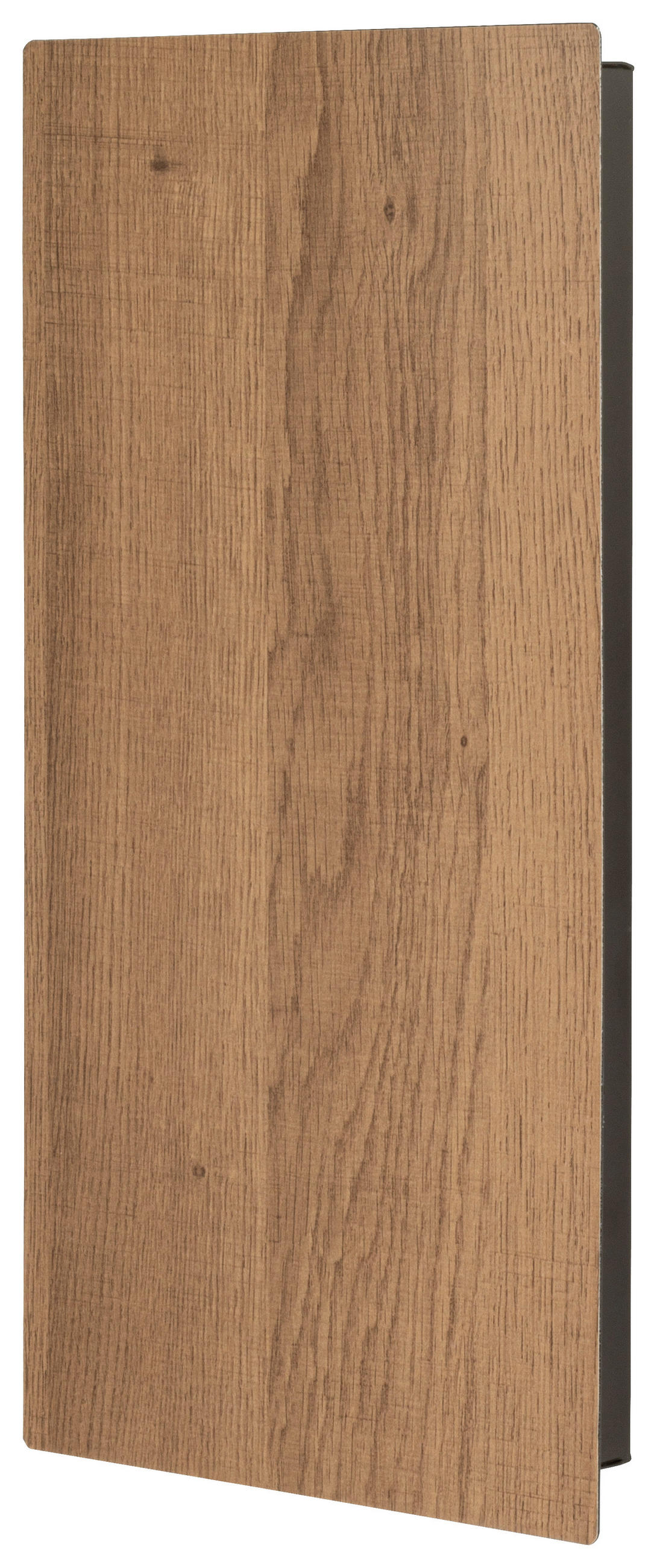 SCHLÜSSELKASTEN Schwarz, Eichefarben  - Eichefarben/Schwarz, Basics, Metall (20/40/4cm)