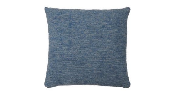 KISSENHÜLLE 45/45 cm    - Blau/Grau, KONVENTIONELL, Textil (45/45cm) - Novel