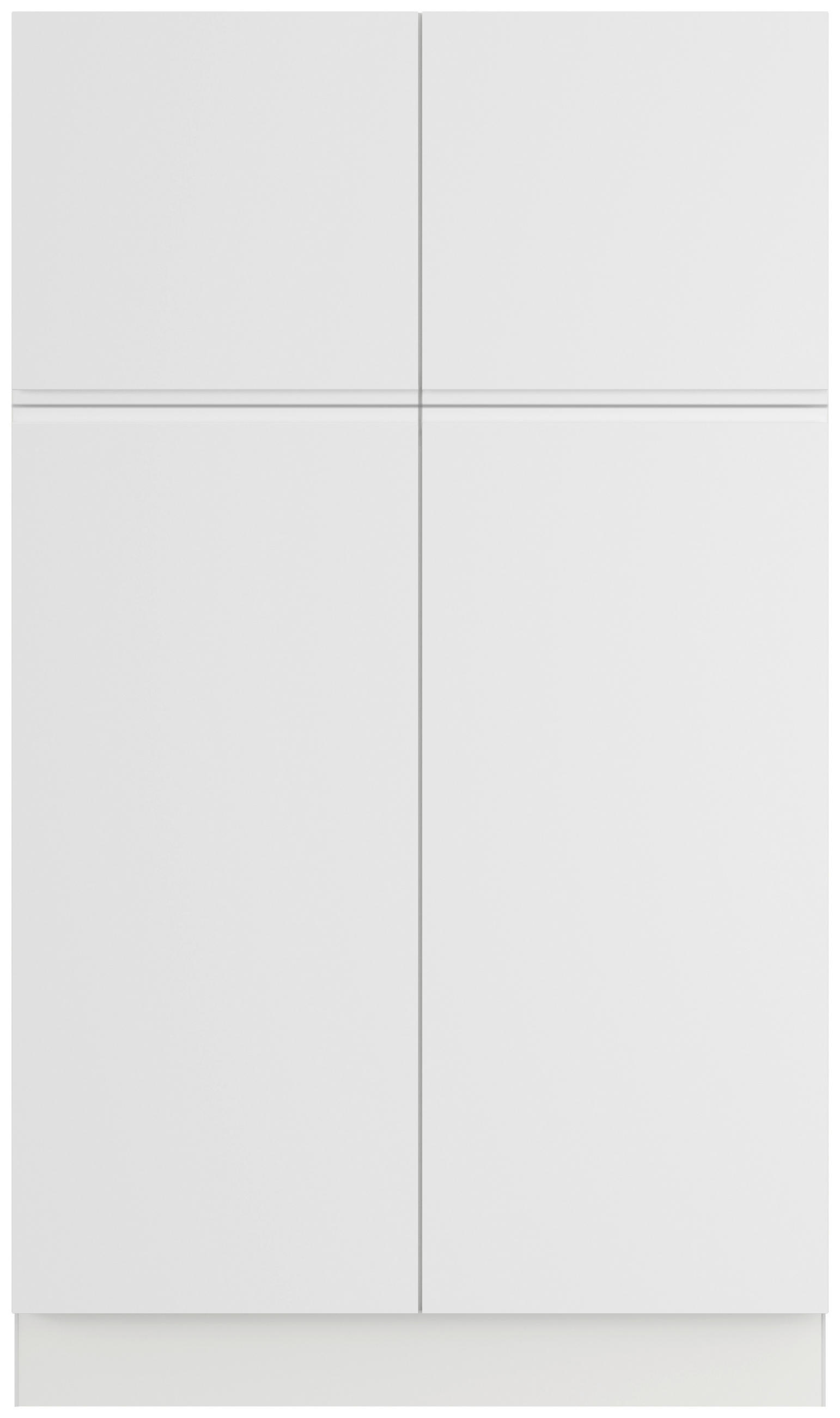 WÄSCHESCHRANK 120/206,2/58 cm  in Weiß  - Weiß, Basics, Holzwerkstoff (120/206,2/58cm) - Impuls