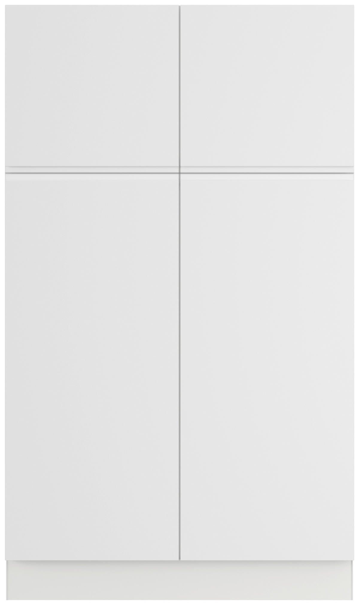 WÄSCHESCHRANK 120/206,2/58 cm  in Weiß  - Weiß, Basics, Holzwerkstoff (120/206,2/58cm) - Impuls
